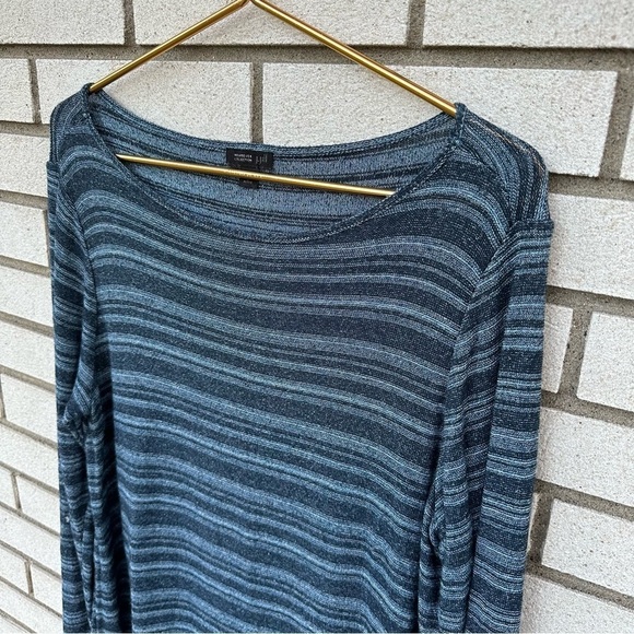 J. Jill Wearever Collection Knit Boat Neck Striped Sweater - Picture 3 of 9